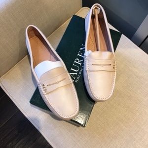 Ralph Lauren Driving Moc Pearlized sheepskin - NEW